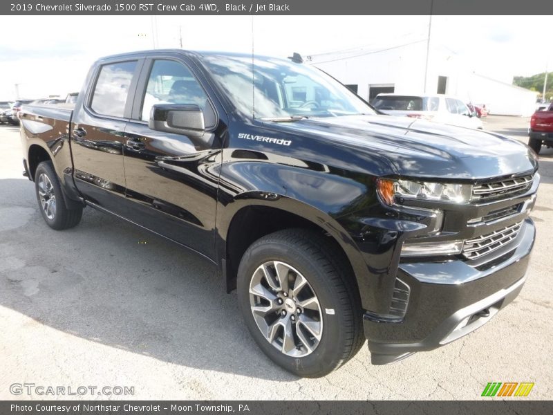 Black / Jet Black 2019 Chevrolet Silverado 1500 RST Crew Cab 4WD