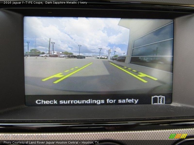 Dark Sapphire Metallic / Ivory 2016 Jaguar F-TYPE Coupe