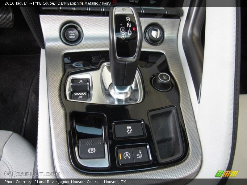 Dark Sapphire Metallic / Ivory 2016 Jaguar F-TYPE Coupe