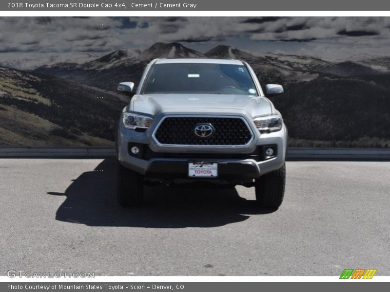 Cement / Cement Gray 2018 Toyota Tacoma SR Double Cab 4x4