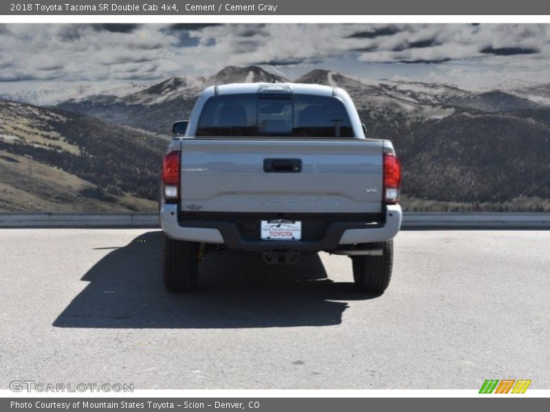 Cement / Cement Gray 2018 Toyota Tacoma SR Double Cab 4x4