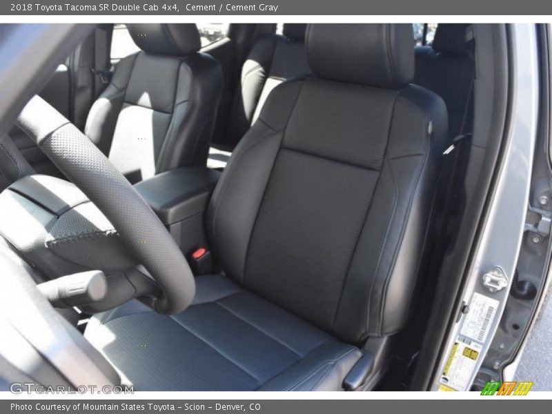 Cement / Cement Gray 2018 Toyota Tacoma SR Double Cab 4x4