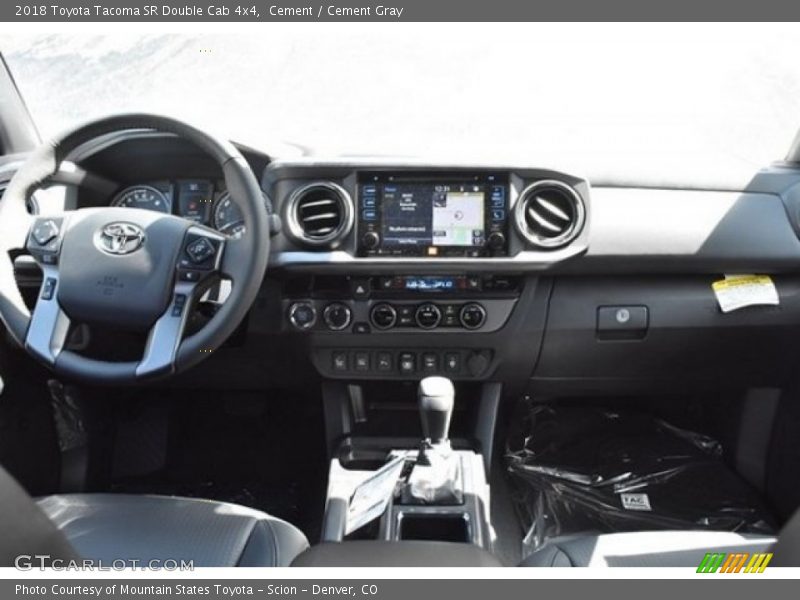 Cement / Cement Gray 2018 Toyota Tacoma SR Double Cab 4x4