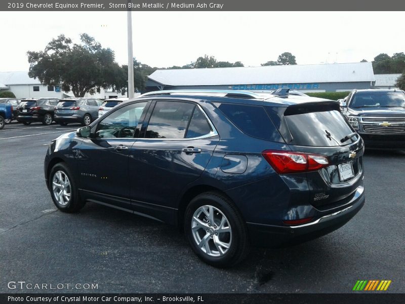 Storm Blue Metallic / Medium Ash Gray 2019 Chevrolet Equinox Premier