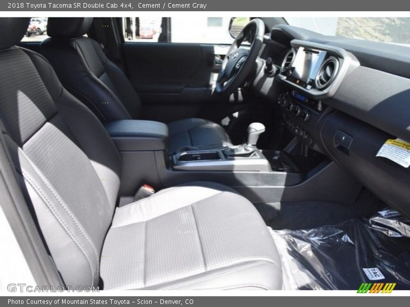 Cement / Cement Gray 2018 Toyota Tacoma SR Double Cab 4x4