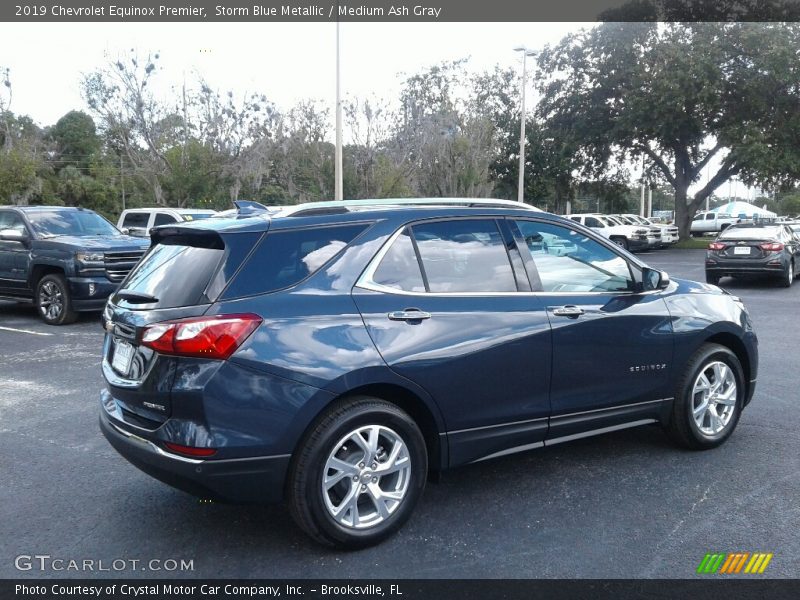 Storm Blue Metallic / Medium Ash Gray 2019 Chevrolet Equinox Premier