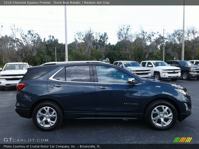 Storm Blue Metallic / Medium Ash Gray 2019 Chevrolet Equinox Premier
