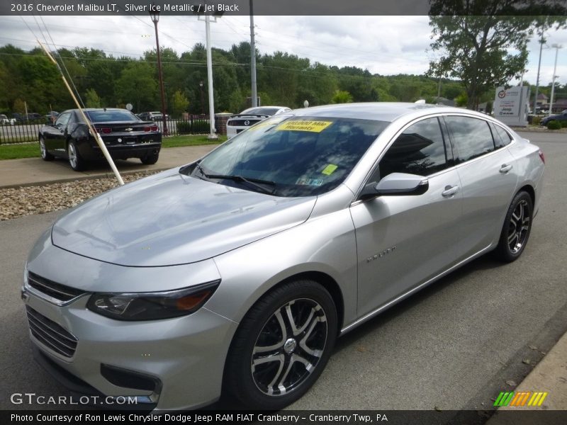 Silver Ice Metallic / Jet Black 2016 Chevrolet Malibu LT