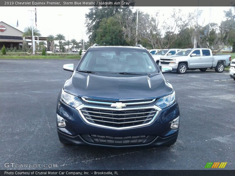 Storm Blue Metallic / Medium Ash Gray 2019 Chevrolet Equinox Premier