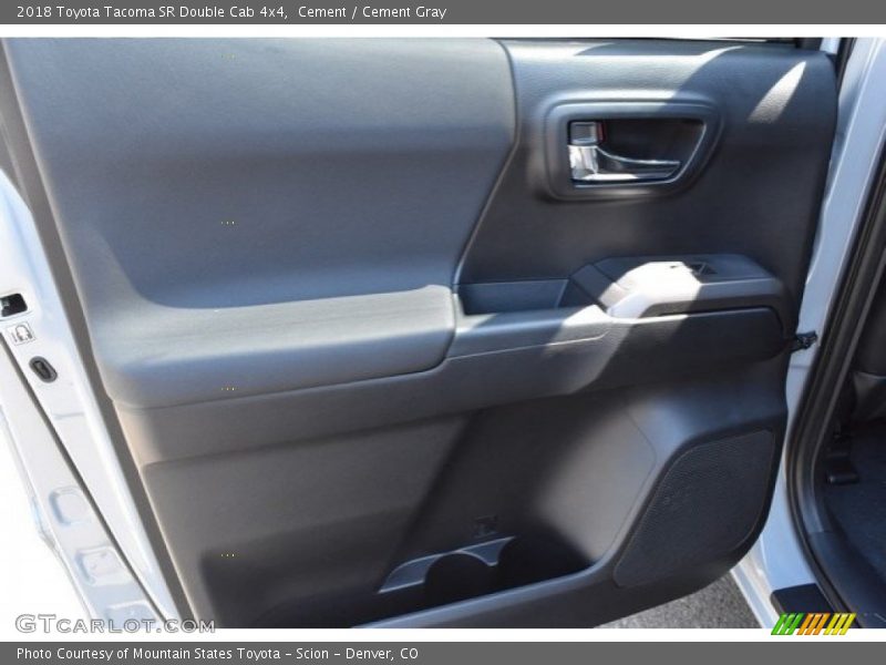 Cement / Cement Gray 2018 Toyota Tacoma SR Double Cab 4x4