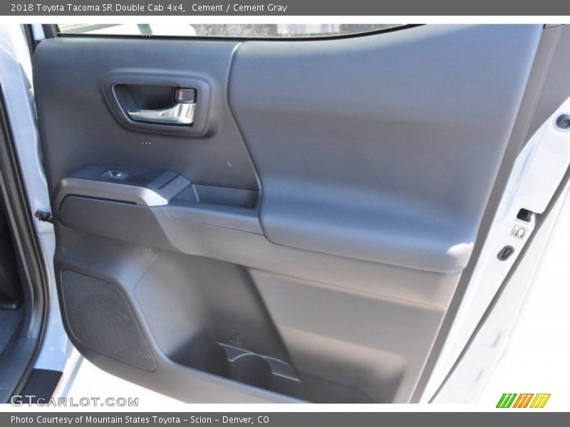 Cement / Cement Gray 2018 Toyota Tacoma SR Double Cab 4x4
