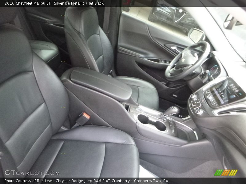Silver Ice Metallic / Jet Black 2016 Chevrolet Malibu LT