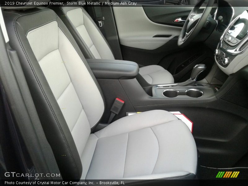 Storm Blue Metallic / Medium Ash Gray 2019 Chevrolet Equinox Premier