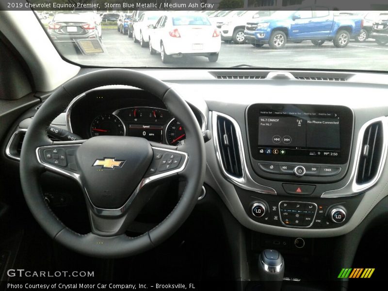 Storm Blue Metallic / Medium Ash Gray 2019 Chevrolet Equinox Premier
