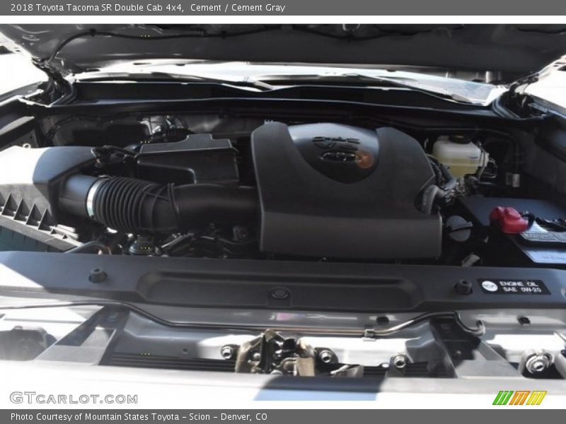 Cement / Cement Gray 2018 Toyota Tacoma SR Double Cab 4x4
