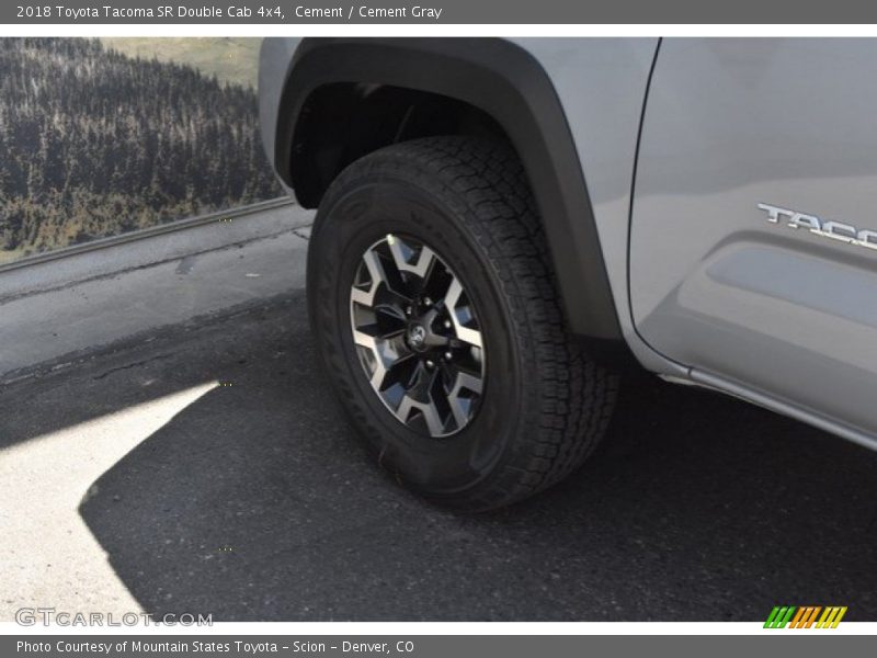 Cement / Cement Gray 2018 Toyota Tacoma SR Double Cab 4x4