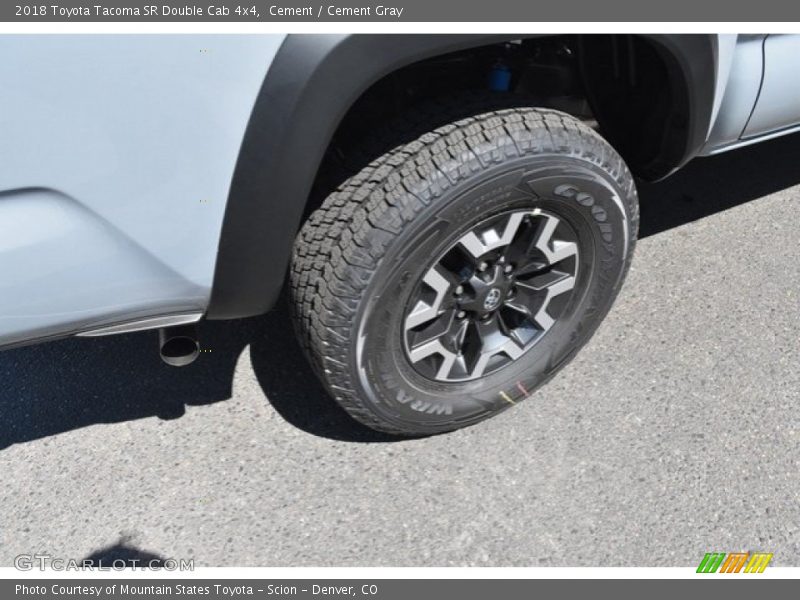 Cement / Cement Gray 2018 Toyota Tacoma SR Double Cab 4x4