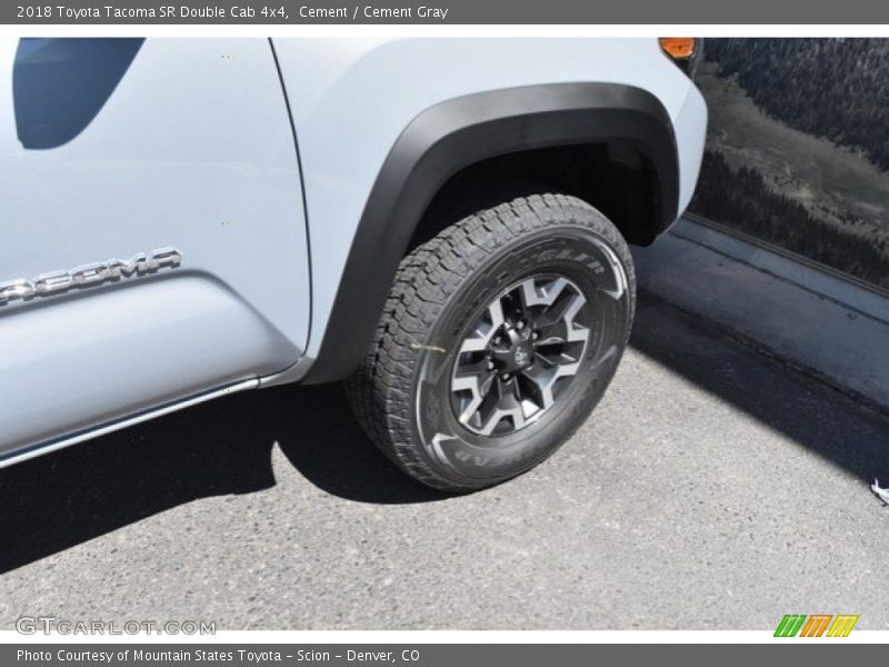 Cement / Cement Gray 2018 Toyota Tacoma SR Double Cab 4x4