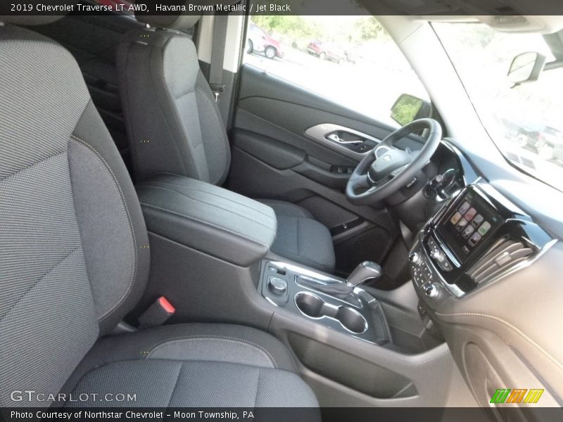 Havana Brown Metallic / Jet Black 2019 Chevrolet Traverse LT AWD