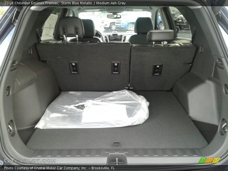Storm Blue Metallic / Medium Ash Gray 2019 Chevrolet Equinox Premier