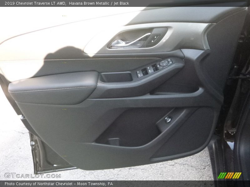 Havana Brown Metallic / Jet Black 2019 Chevrolet Traverse LT AWD