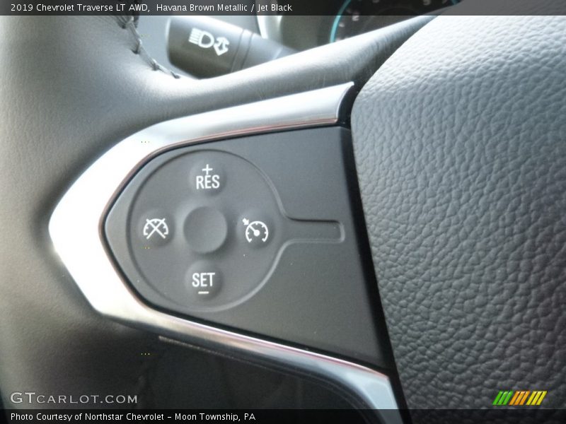 Havana Brown Metallic / Jet Black 2019 Chevrolet Traverse LT AWD