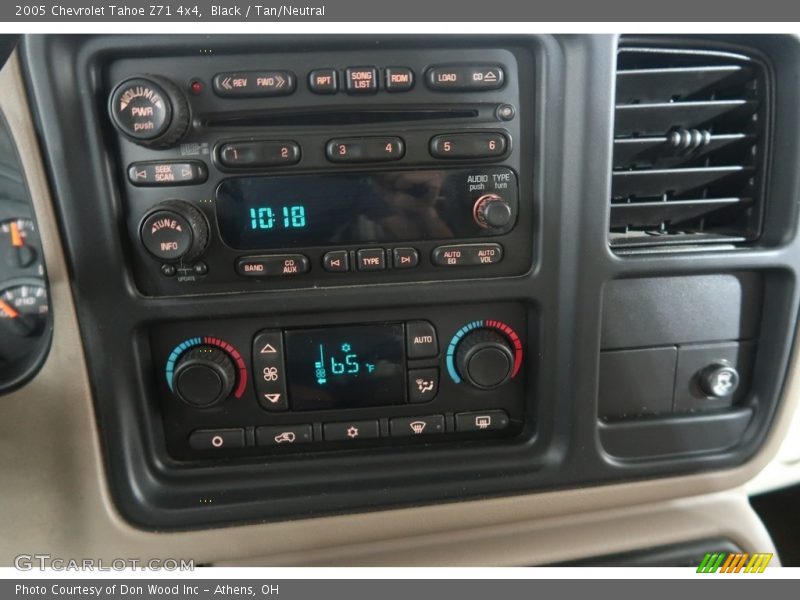 Black / Tan/Neutral 2005 Chevrolet Tahoe Z71 4x4