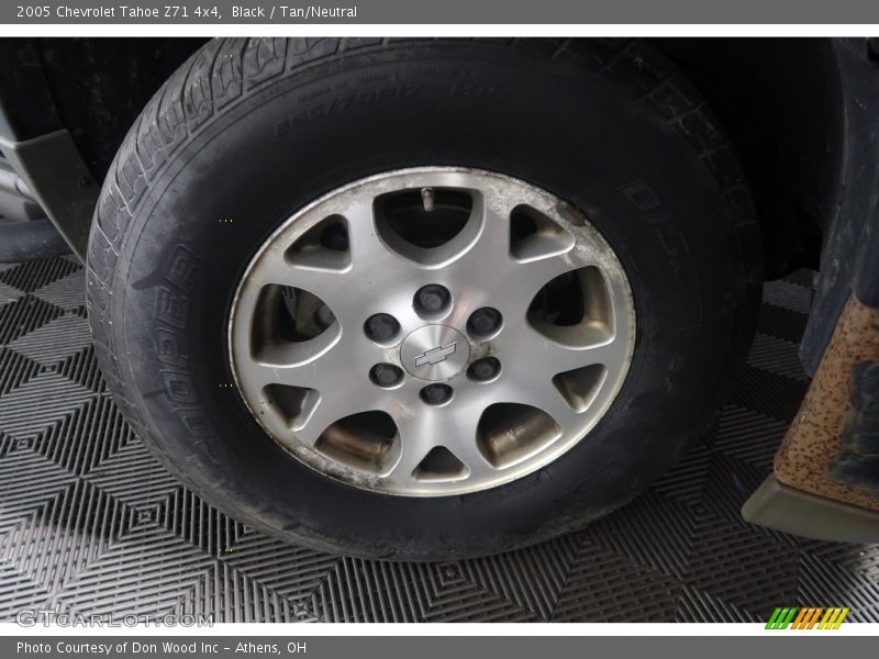 Black / Tan/Neutral 2005 Chevrolet Tahoe Z71 4x4