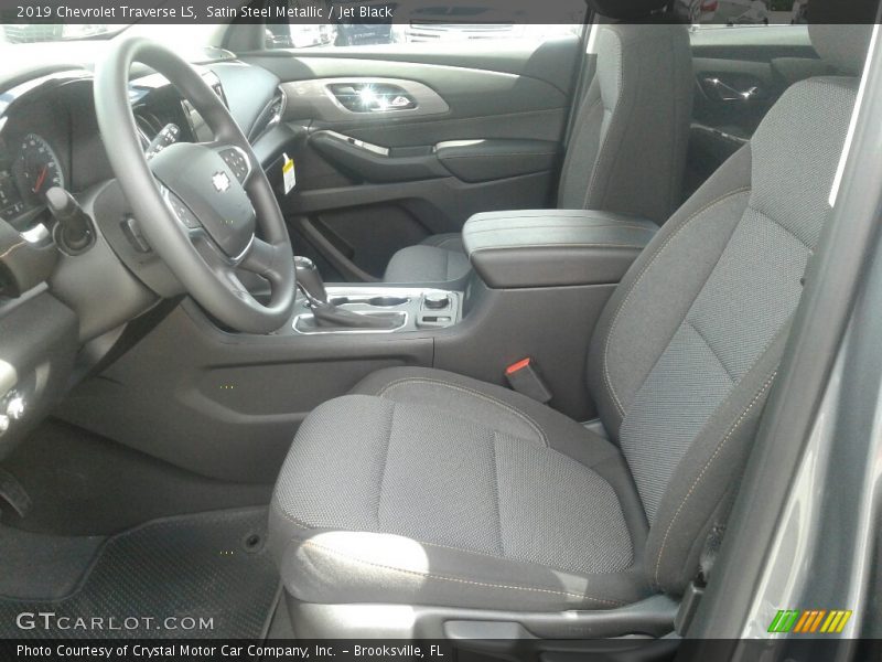 Satin Steel Metallic / Jet Black 2019 Chevrolet Traverse LS