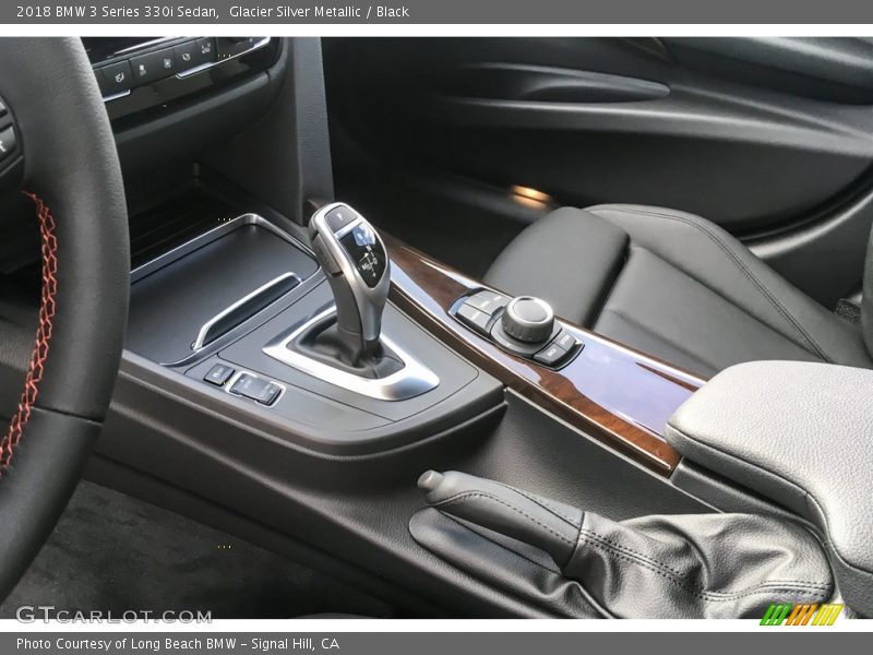 Glacier Silver Metallic / Black 2018 BMW 3 Series 330i Sedan