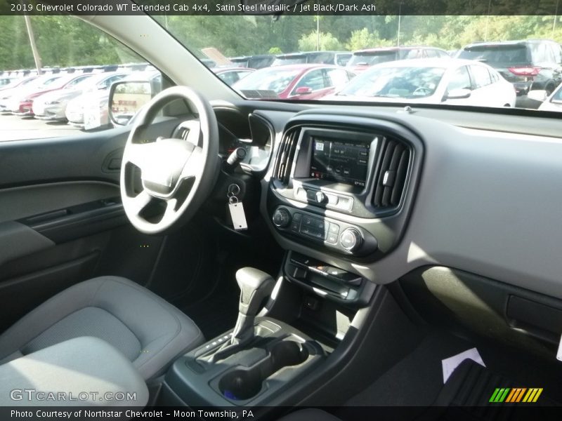 Satin Steel Metallic / Jet Black/Dark Ash 2019 Chevrolet Colorado WT Extended Cab 4x4