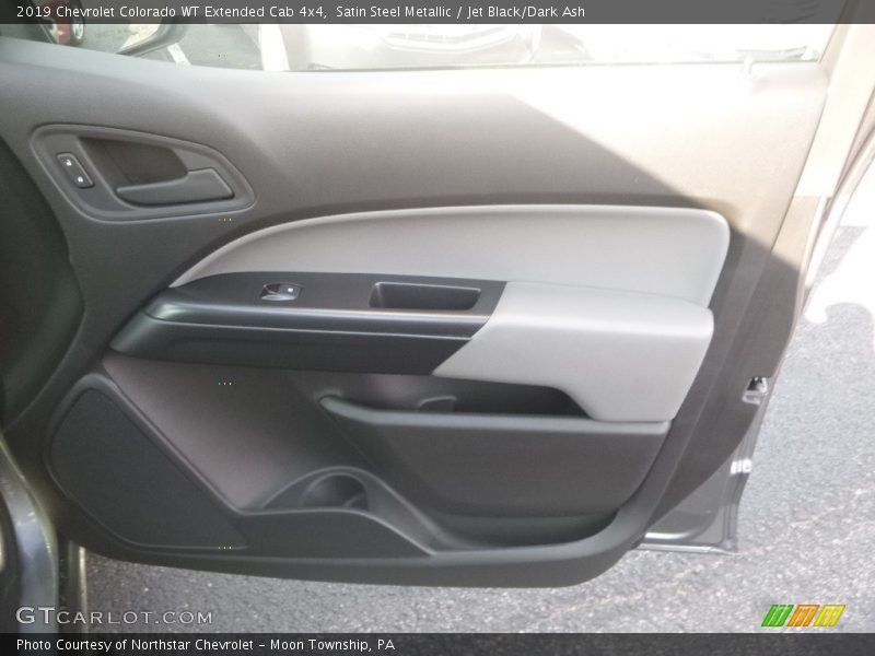 Satin Steel Metallic / Jet Black/Dark Ash 2019 Chevrolet Colorado WT Extended Cab 4x4