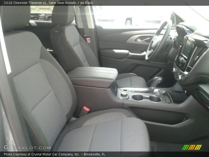 Satin Steel Metallic / Jet Black 2019 Chevrolet Traverse LS