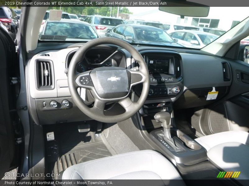 Satin Steel Metallic / Jet Black/Dark Ash 2019 Chevrolet Colorado WT Extended Cab 4x4