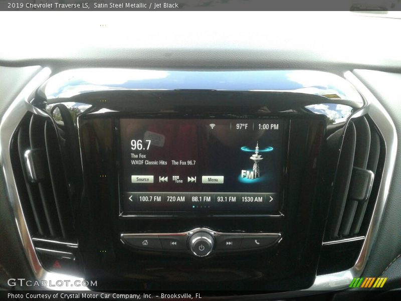 Satin Steel Metallic / Jet Black 2019 Chevrolet Traverse LS
