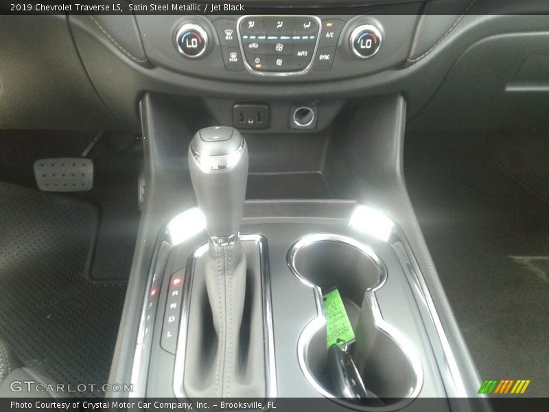 Satin Steel Metallic / Jet Black 2019 Chevrolet Traverse LS