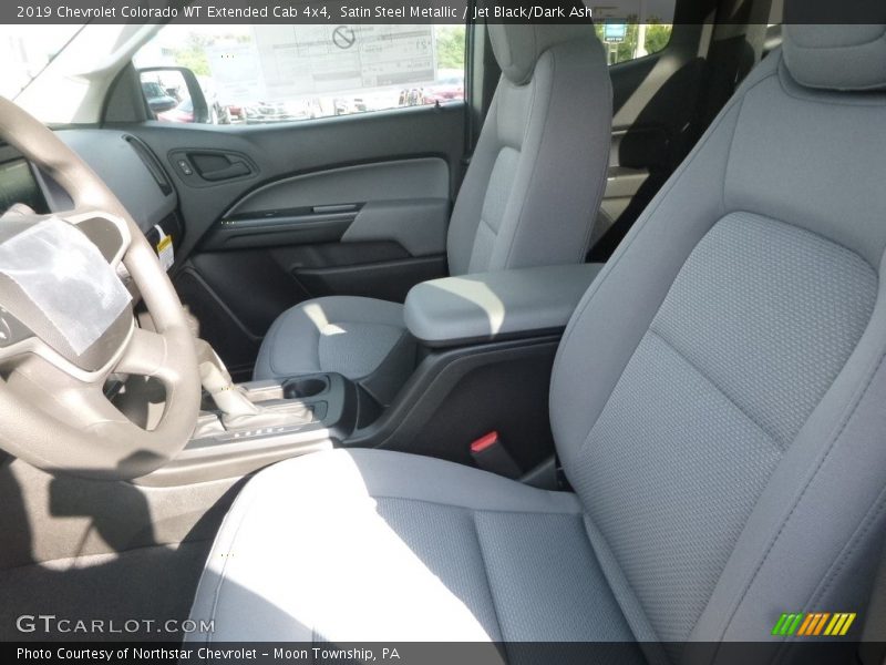 Satin Steel Metallic / Jet Black/Dark Ash 2019 Chevrolet Colorado WT Extended Cab 4x4