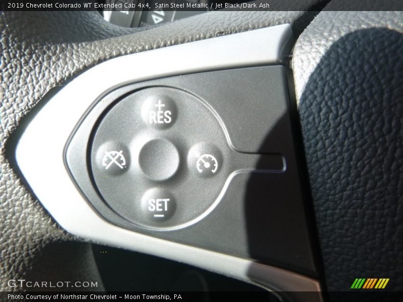 Satin Steel Metallic / Jet Black/Dark Ash 2019 Chevrolet Colorado WT Extended Cab 4x4