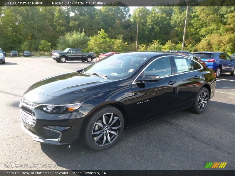 Mosaic Black Metallic / Jet Black 2018 Chevrolet Malibu LT