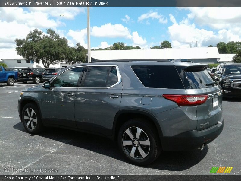 Satin Steel Metallic / Jet Black 2019 Chevrolet Traverse LT