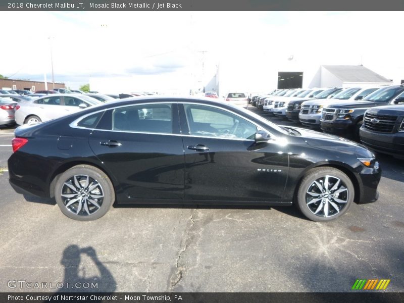 Mosaic Black Metallic / Jet Black 2018 Chevrolet Malibu LT