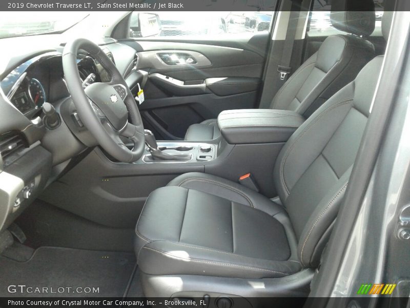 Satin Steel Metallic / Jet Black 2019 Chevrolet Traverse LT