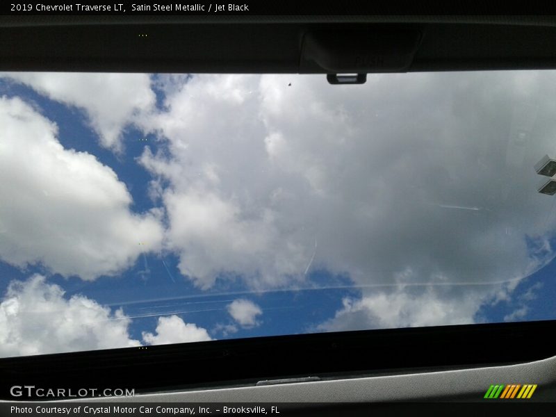 Satin Steel Metallic / Jet Black 2019 Chevrolet Traverse LT
