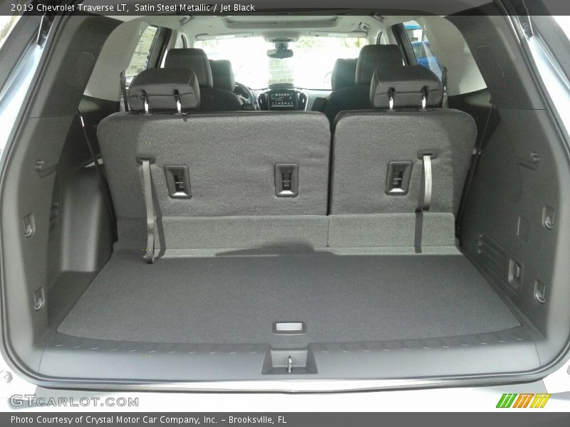 Satin Steel Metallic / Jet Black 2019 Chevrolet Traverse LT