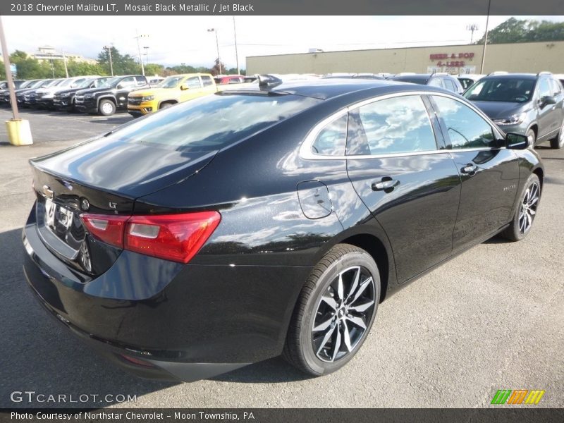 Mosaic Black Metallic / Jet Black 2018 Chevrolet Malibu LT