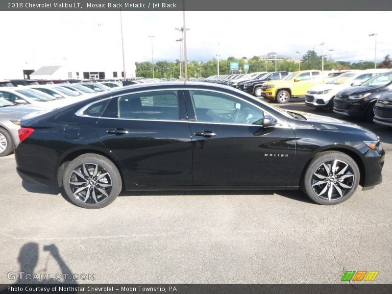 Mosaic Black Metallic / Jet Black 2018 Chevrolet Malibu LT