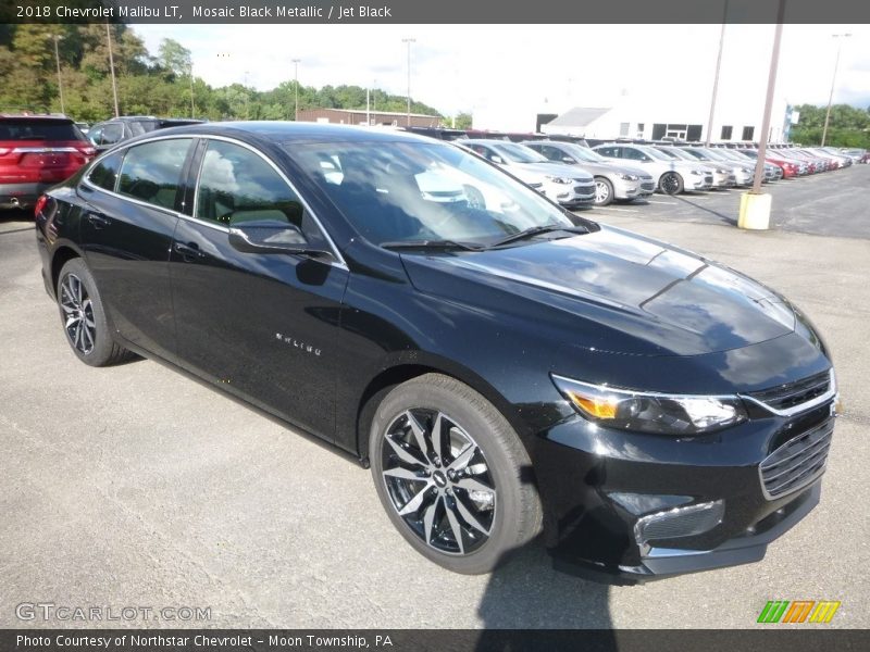 Mosaic Black Metallic / Jet Black 2018 Chevrolet Malibu LT