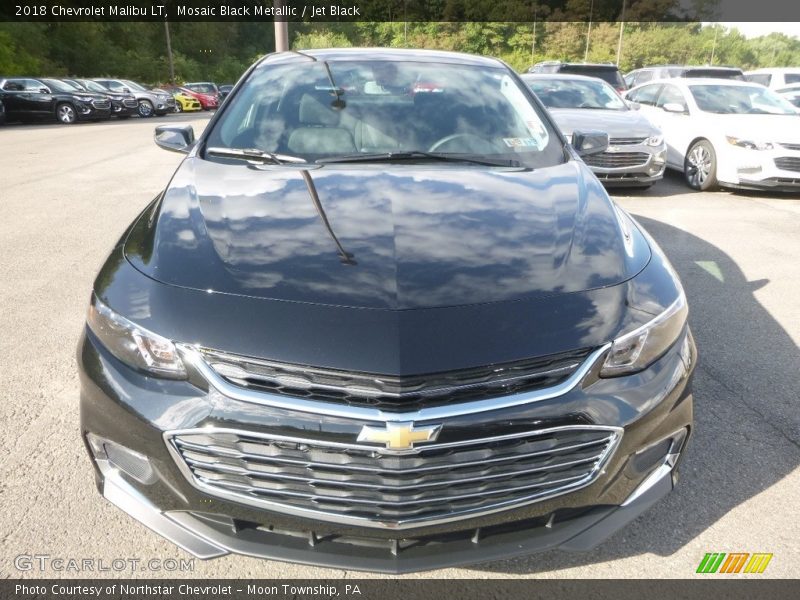 Mosaic Black Metallic / Jet Black 2018 Chevrolet Malibu LT
