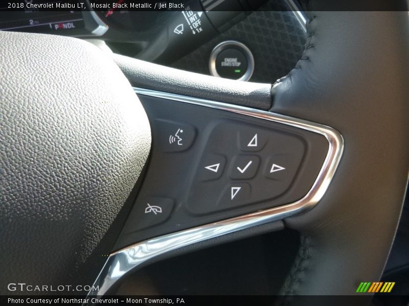 Mosaic Black Metallic / Jet Black 2018 Chevrolet Malibu LT