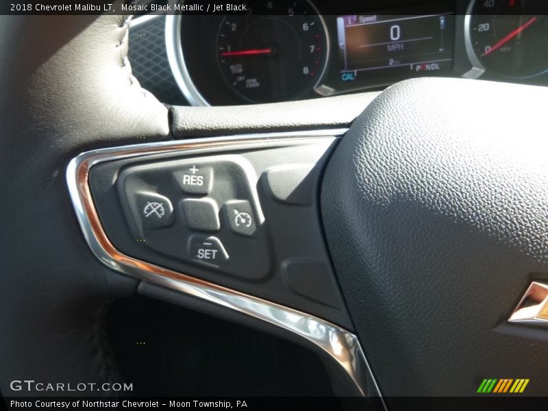 Mosaic Black Metallic / Jet Black 2018 Chevrolet Malibu LT